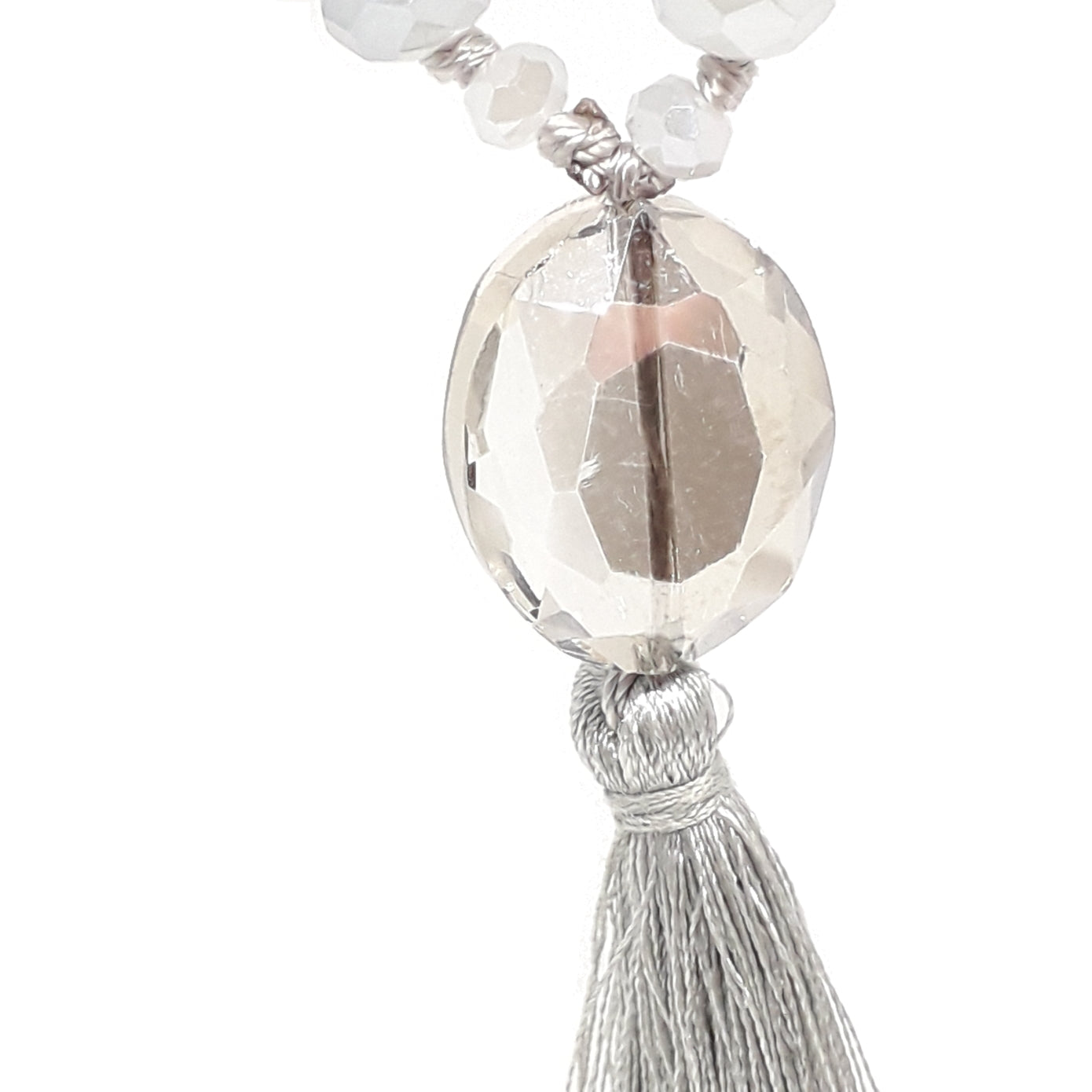 Tassel Crystal Bead Necklace