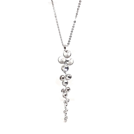 Crystal Pendant Long Necklace