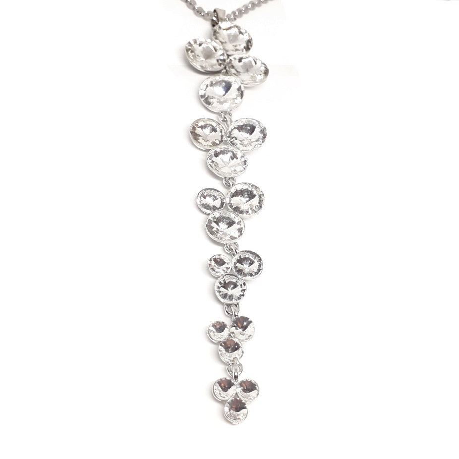 Crystal Pendant Long Necklace