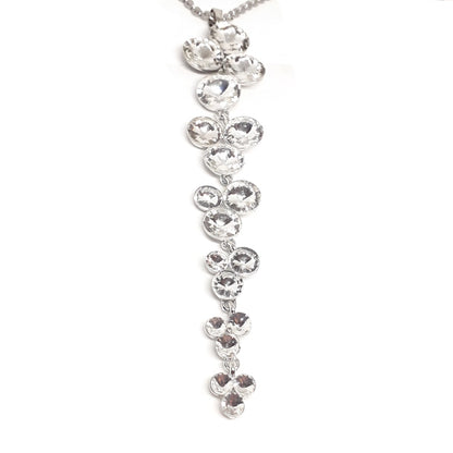 Crystal Pendant Long Necklace