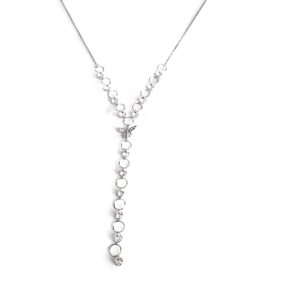 Bee Lariat Long Necklace