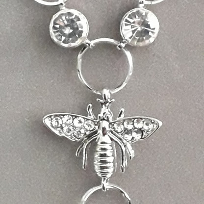 Bee Lariat Long Necklace