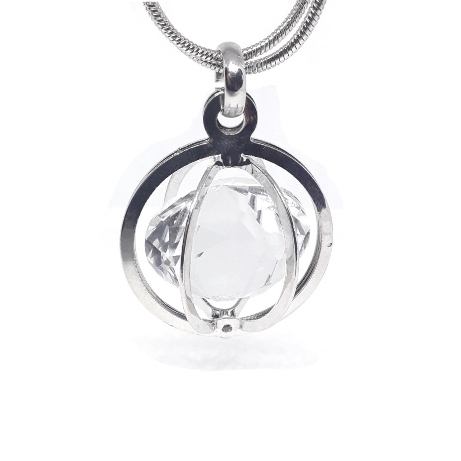Geometric Diamante Short Necklace