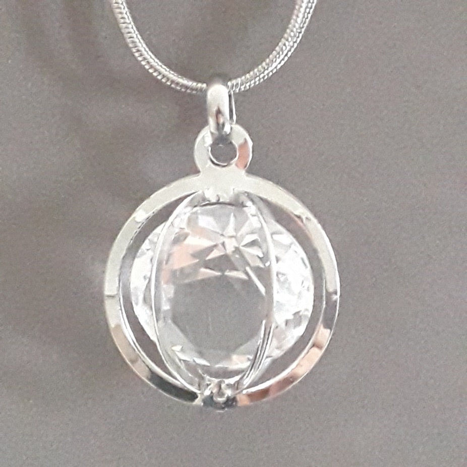 Geometric Diamante Short Necklace