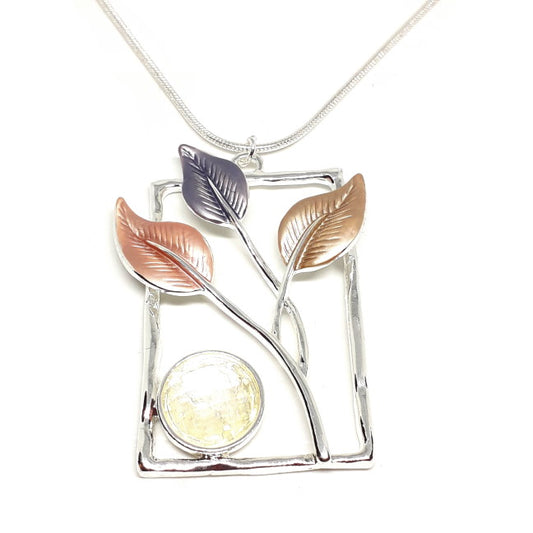 Summer Leaf Pendant Necklace