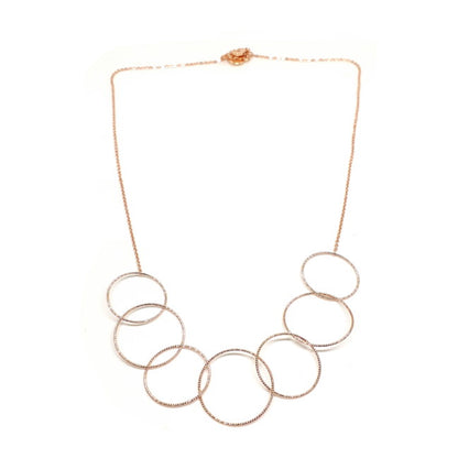 Textured Hoop Necklace