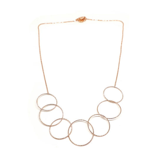 Textured Hoop Necklace