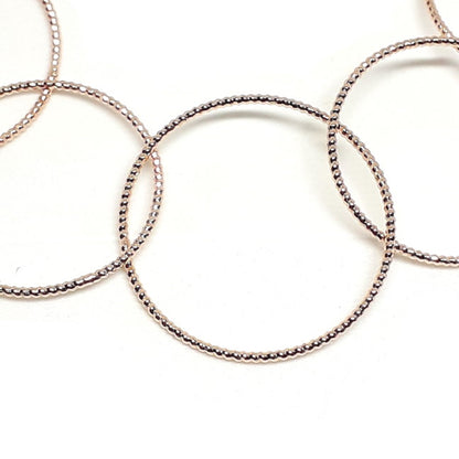 Textured Hoop Necklace