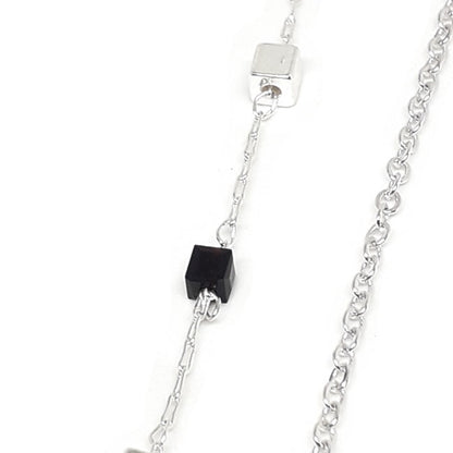 Multirow Hammered Heart Necklace