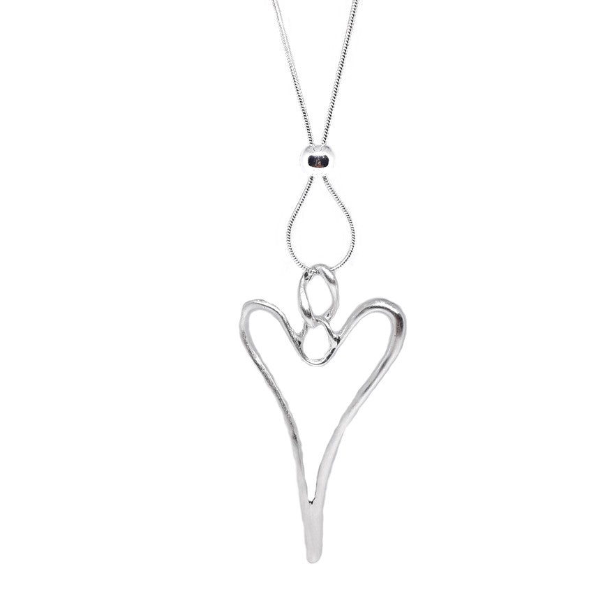 Heart Long Necklace