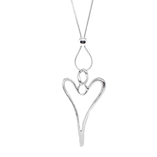 Heart Long Necklace