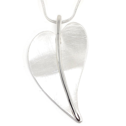 Heart Shaped Leaf Long Necklace 