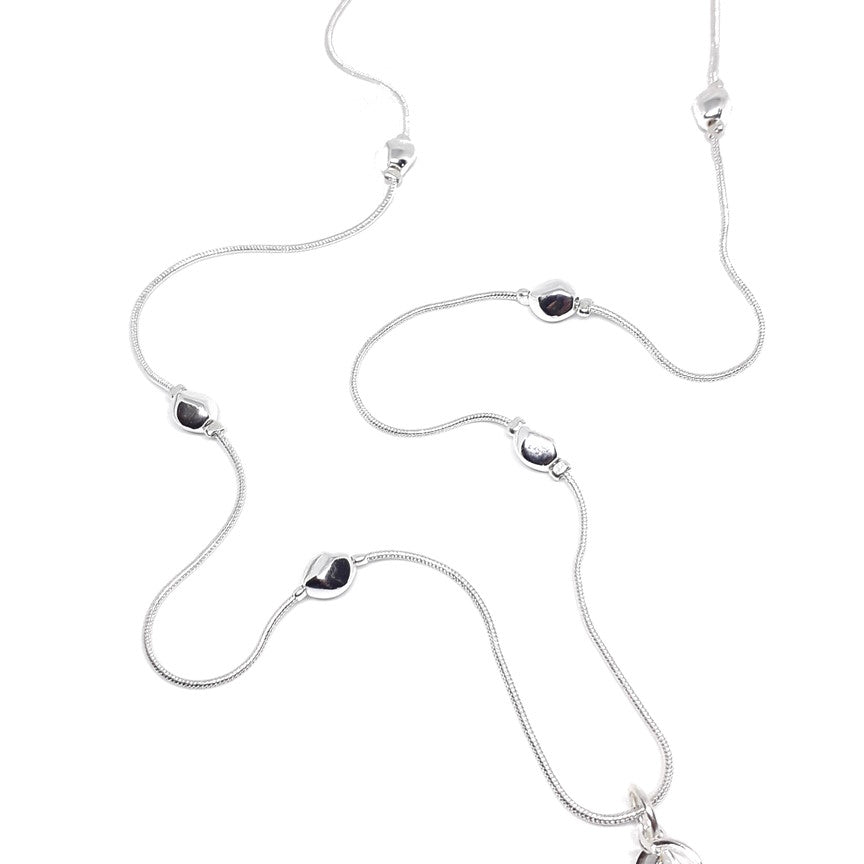 Abstract Teardrop Long Necklace