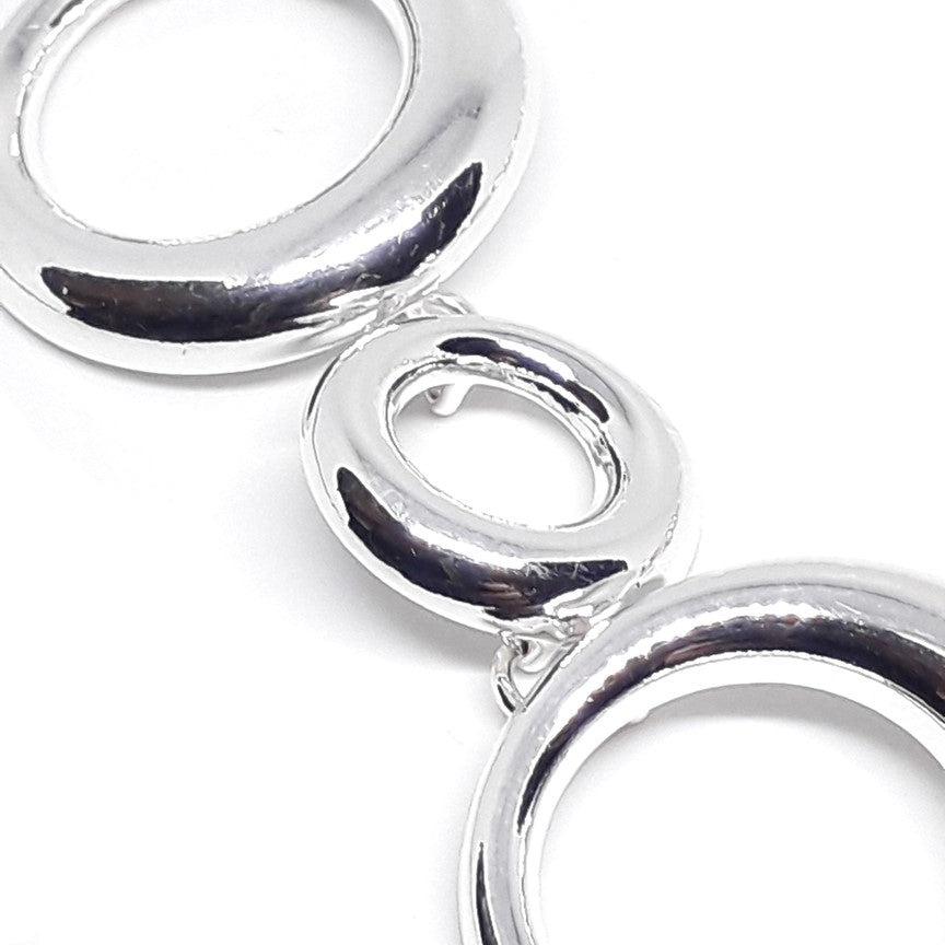 Outline Circle Link Necklace