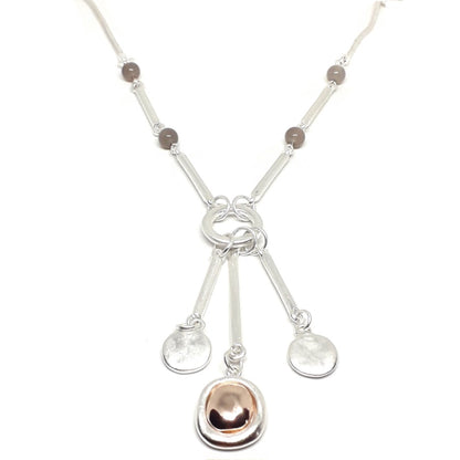 Multi Disc Long Necklace