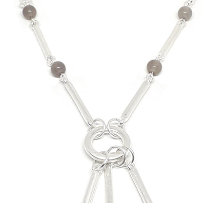 Multi Disc Long Necklace