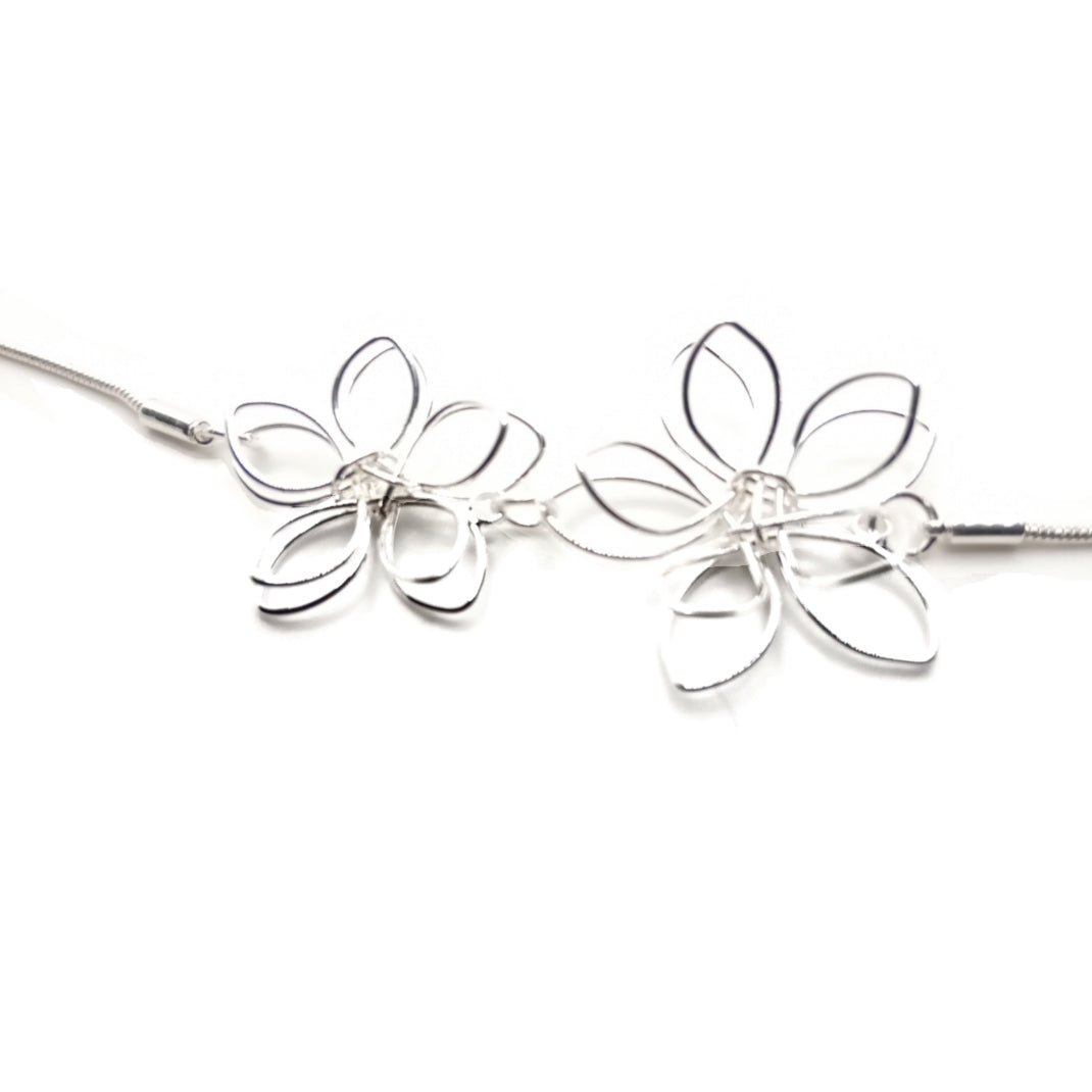 Delicate Flower Long Necklace