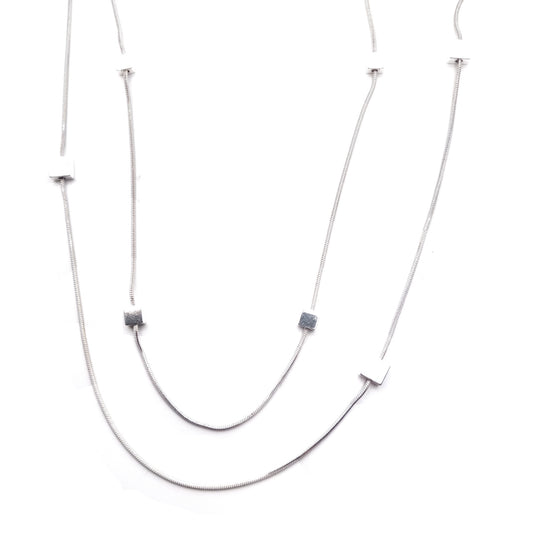 Cube Long Necklace
