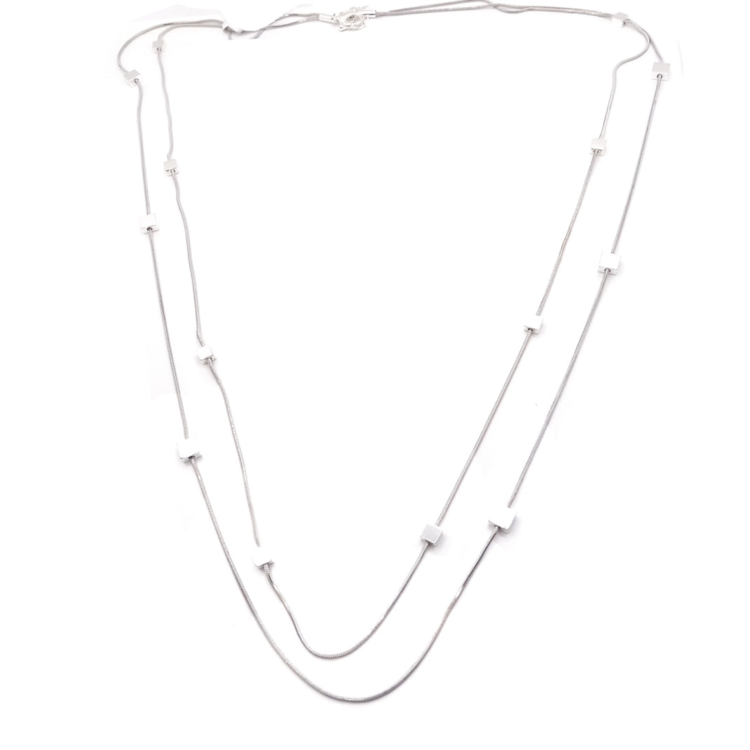 Cube Long Necklace