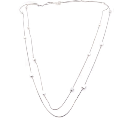 Cube Long Necklace