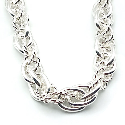 Chunky Twist Chain Short Necklace 