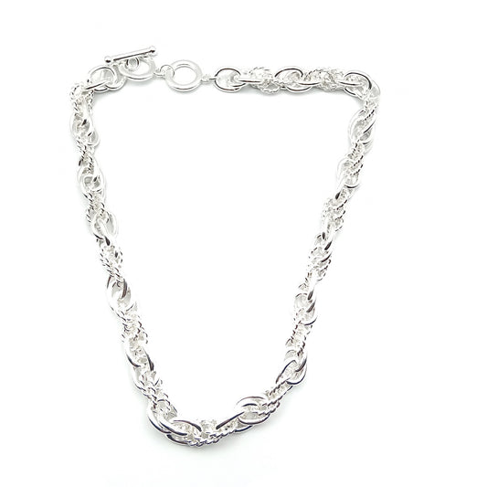 Chunky Twist Chain Short Necklace 