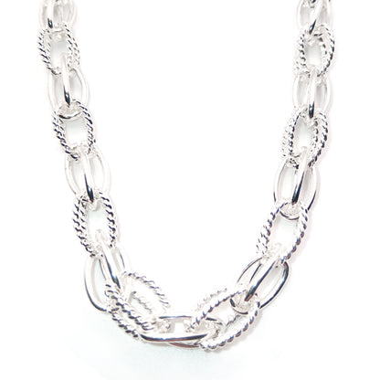 Chunky Twist Chain Short Necklace