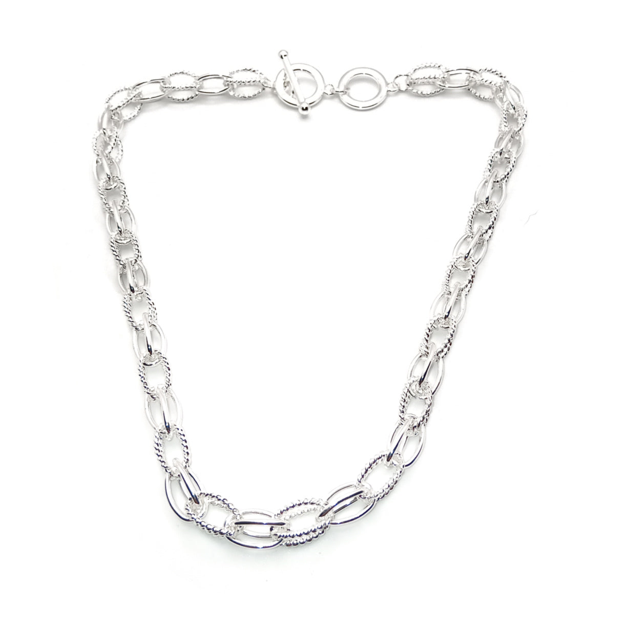 Chunky Twist Chain Short Necklace