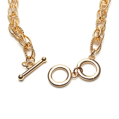 Chunky Twist Chain Short Necklace