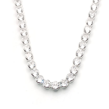 Diamante Cube Short Necklace