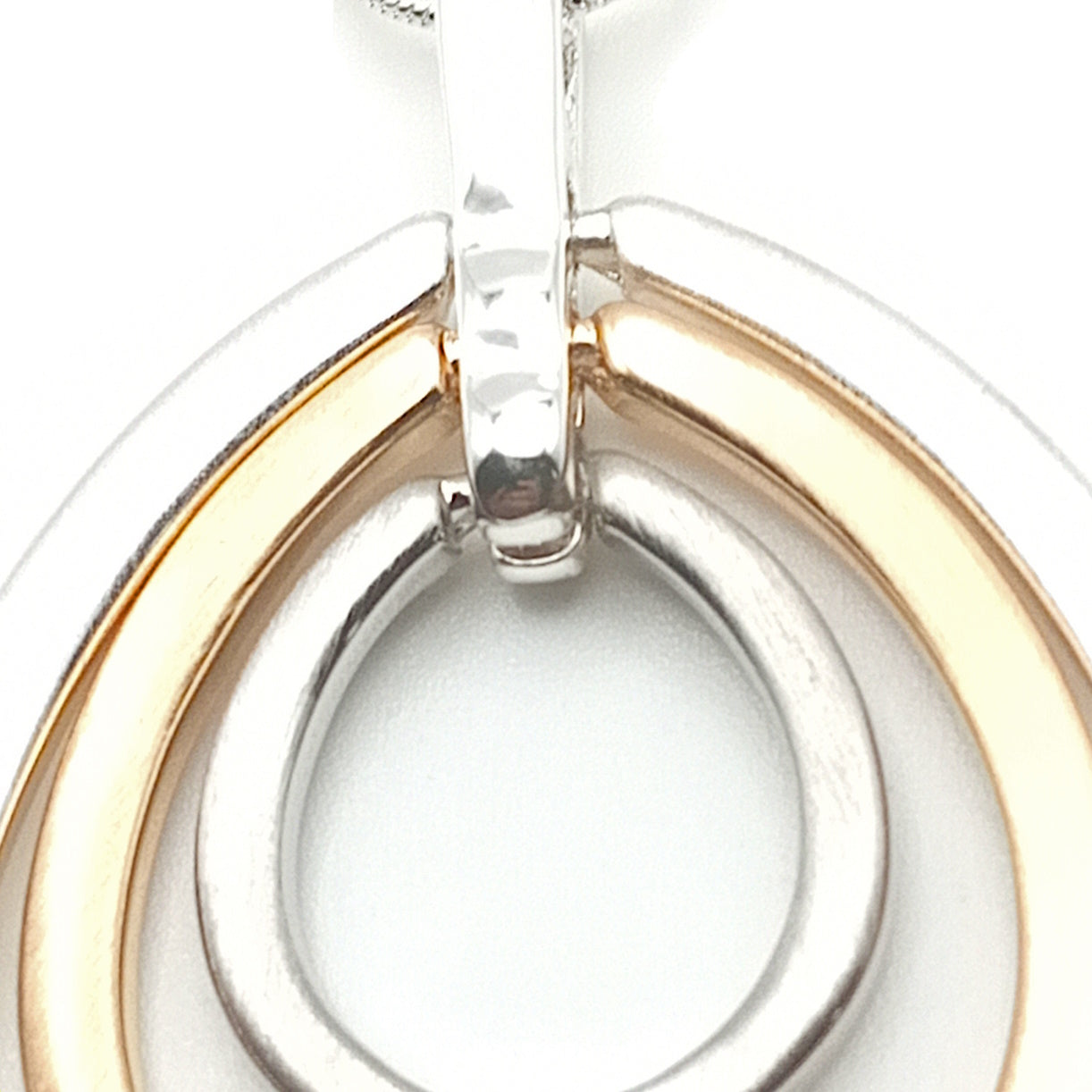 Oval Geometric Necklace