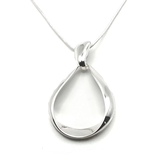 Twisted Teardrop Necklace