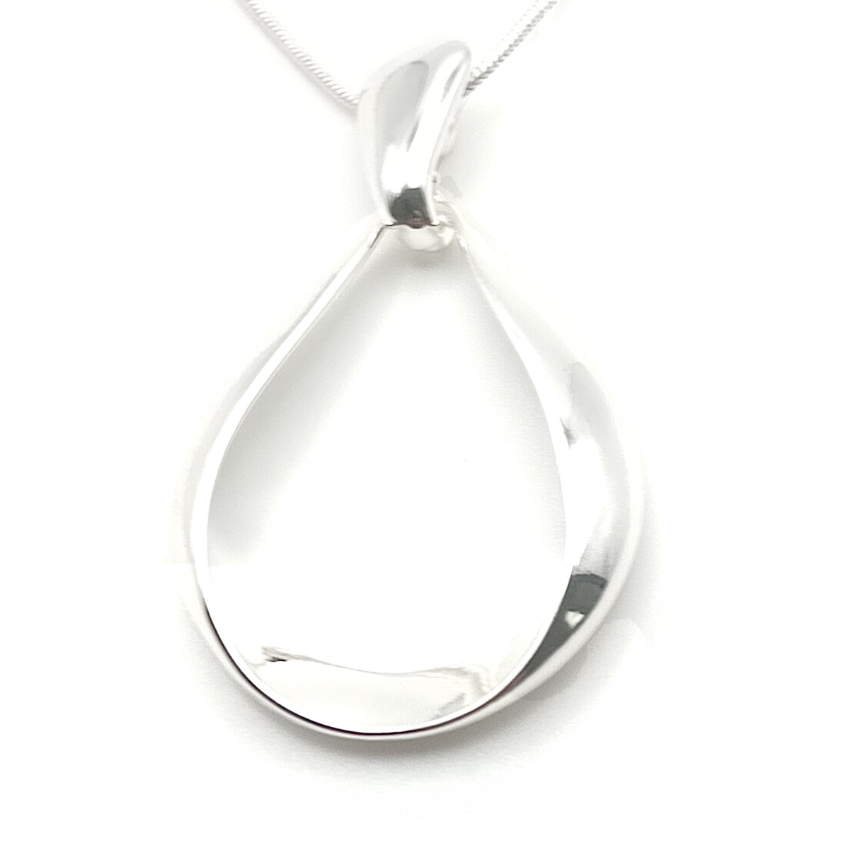 Twisted Teardrop Necklace