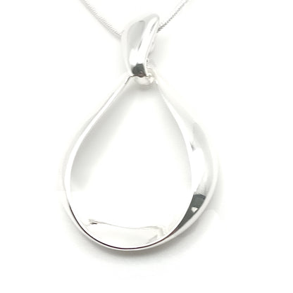 Twisted Teardrop Necklace