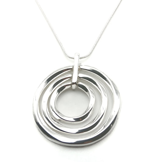 Circle Geometric Necklace