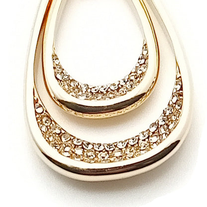 Diamante Teardrop Short Necklace