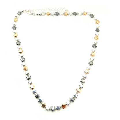 Cascading Star Short Necklace