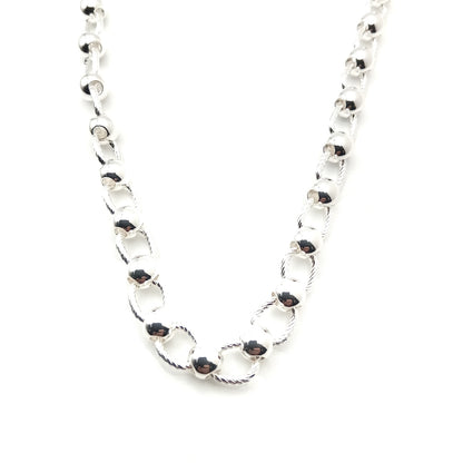 Twist Link T-Bar Short Necklace