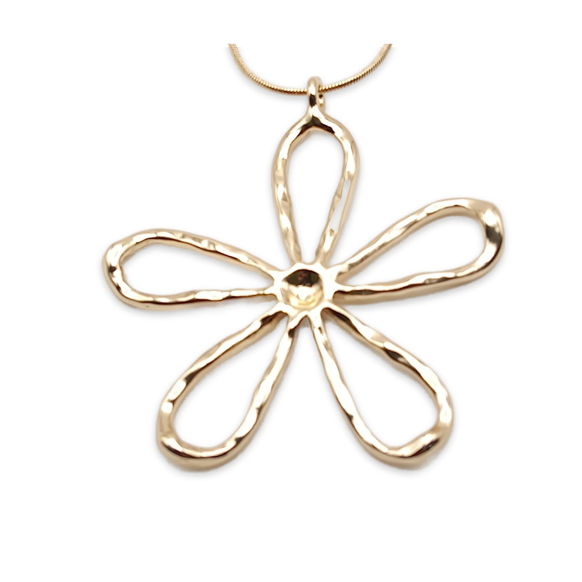 Outline Flower Necklace