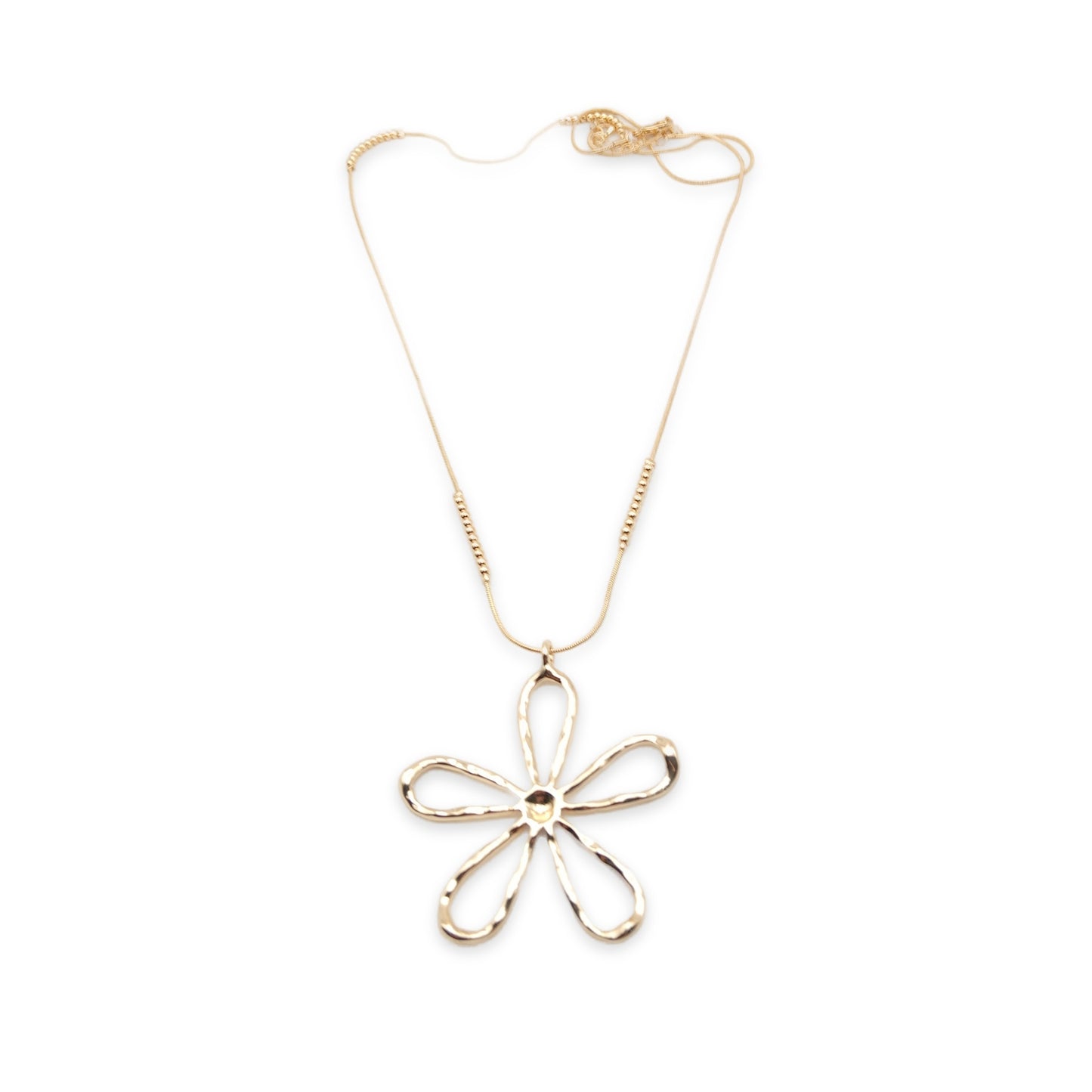 Outline Flower Necklace