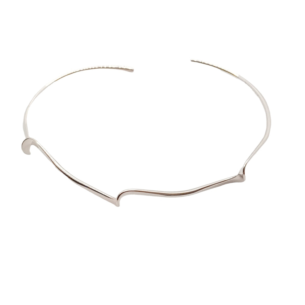 Triple Twist Wave Bangle