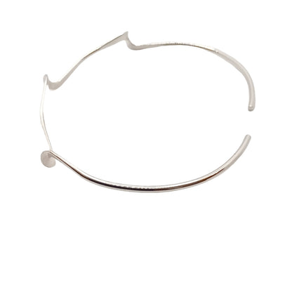 Triple Twist Wave Bangle