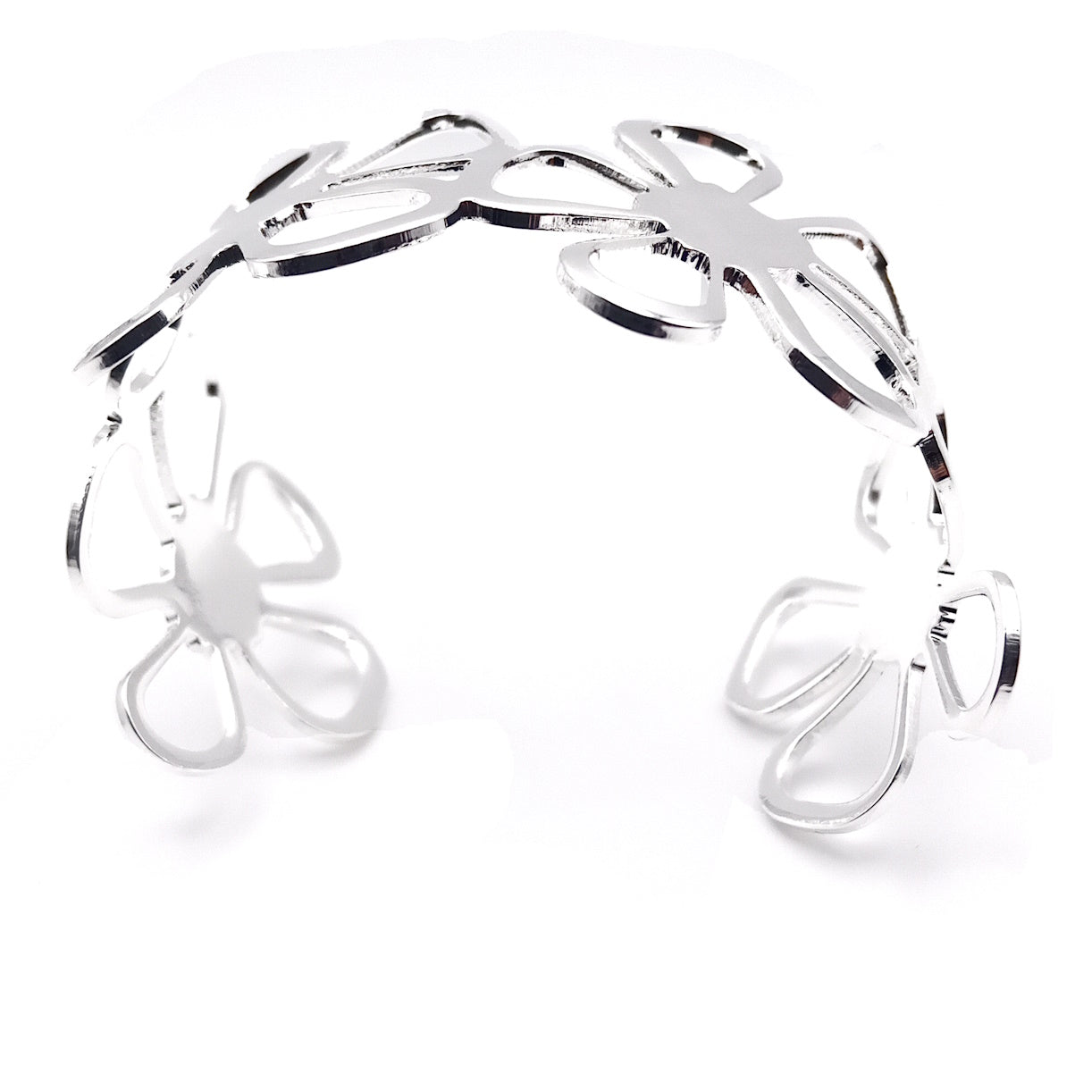 Flower Cuff Bangle