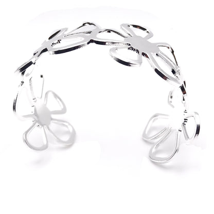 Flower Cuff Bangle
