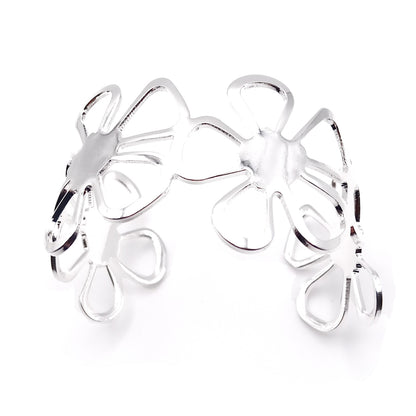 Flower Cuff Bangle