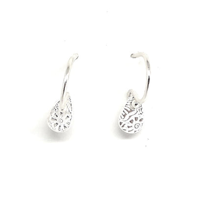 Textured Mini Teardrop Drop Earrings