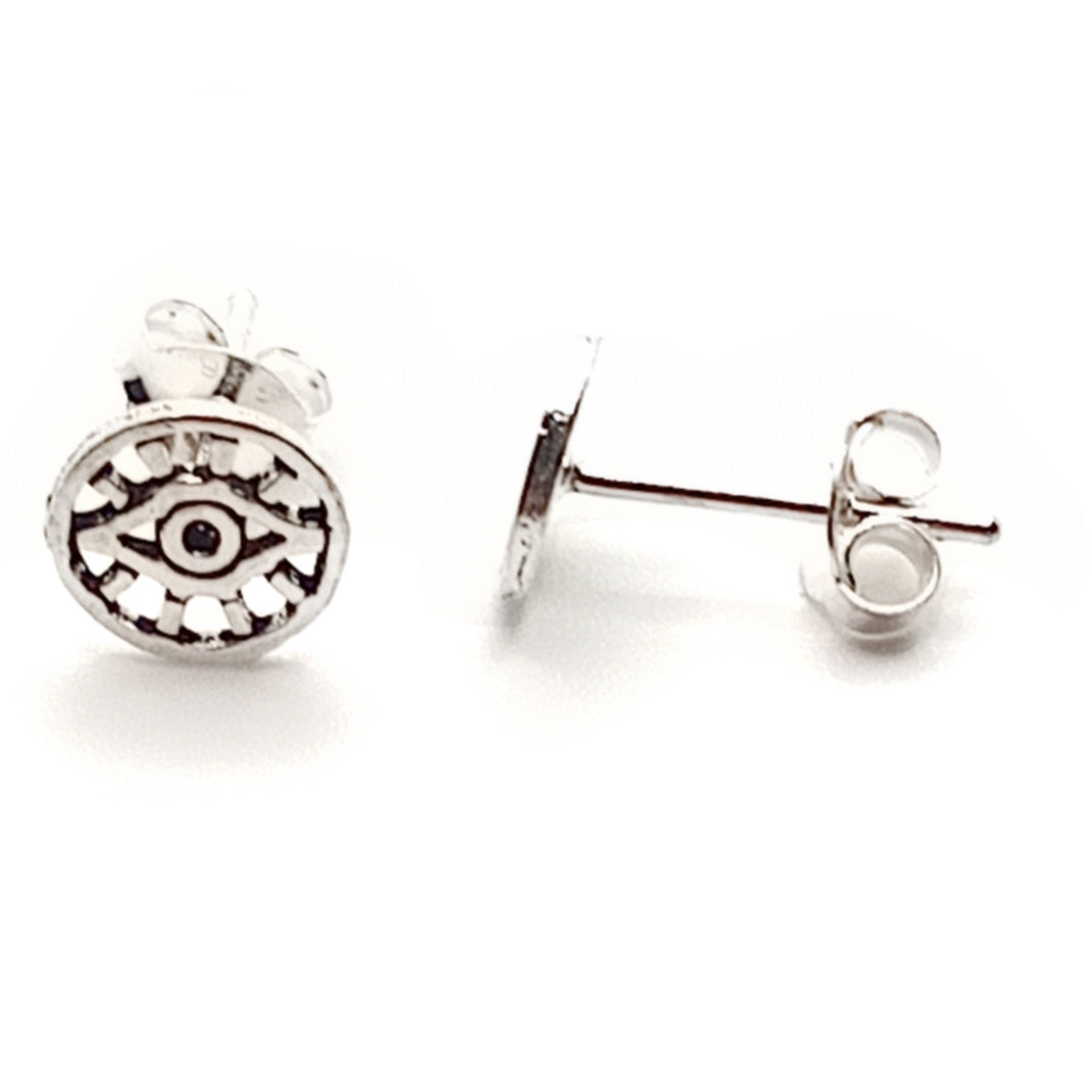 Evil Eye Stud Earrings