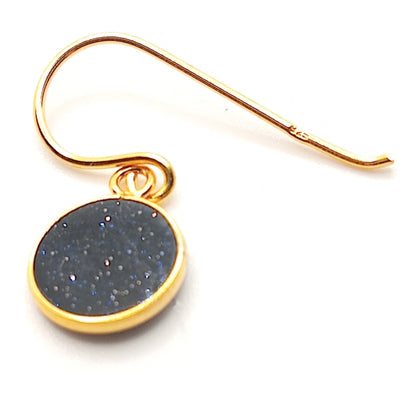 Blue Sandstone Drop Earrings