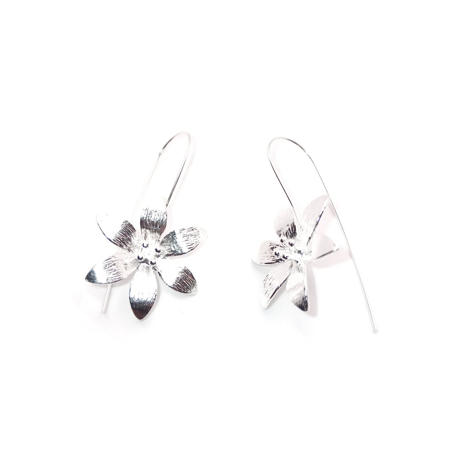 Lotus Flower Drop Earrings