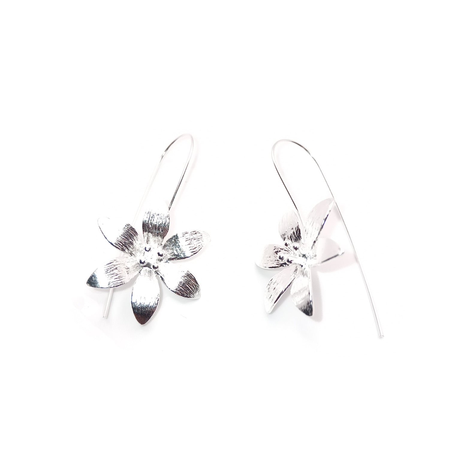 Lotus Flower Drop Earrings